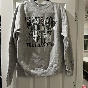 Taylor Swift The Eras tour crewneck sweatshirt. Never worn